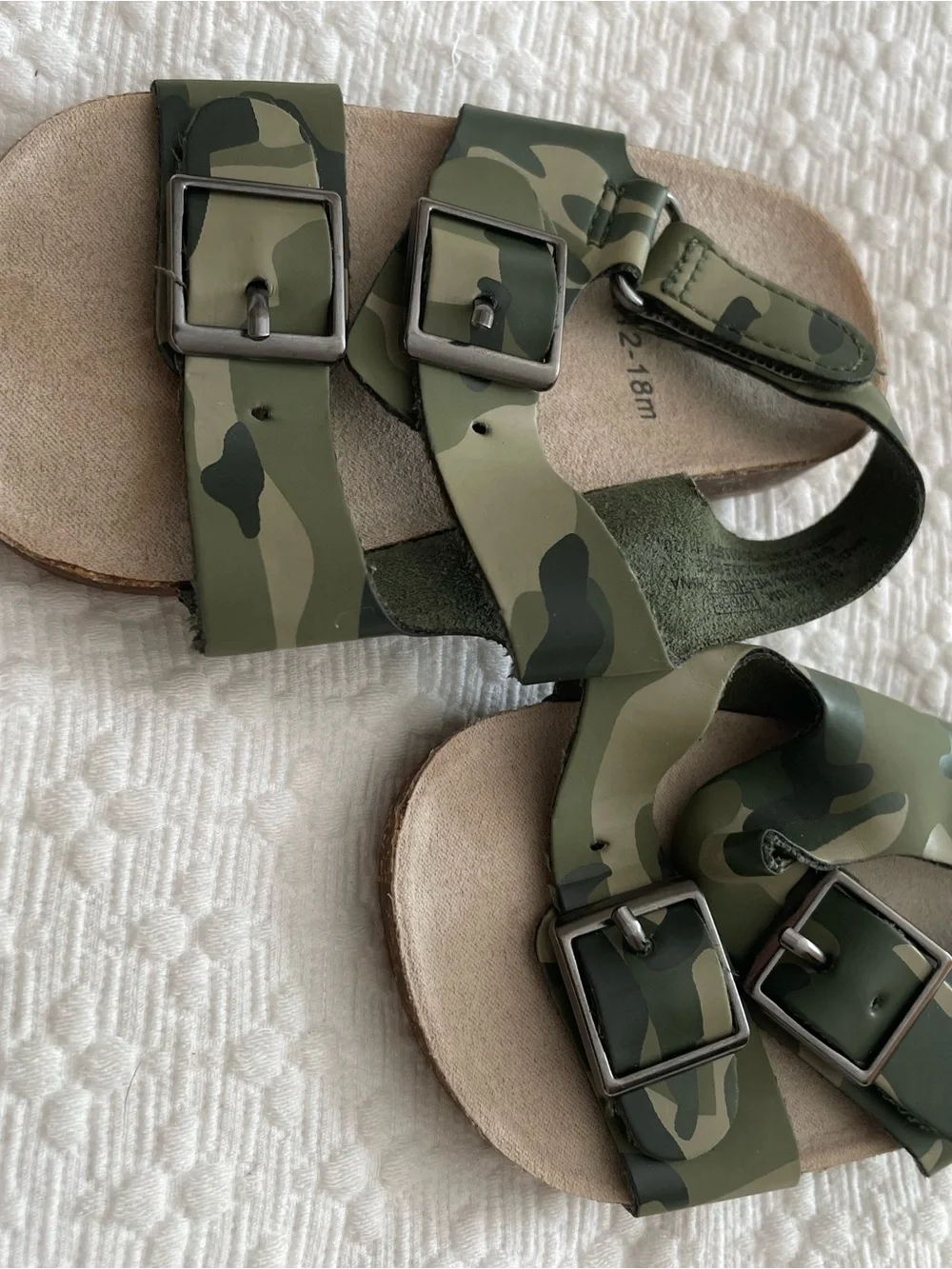 GAP Baby Camo Green Sandals